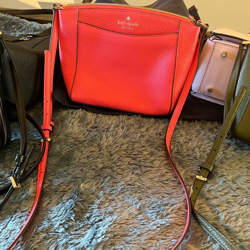 Kate Spade coral crossbody